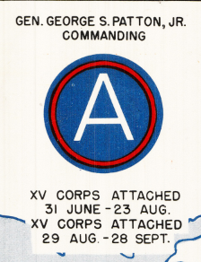 Battle Archives Map XV Corps European Campaign #1
