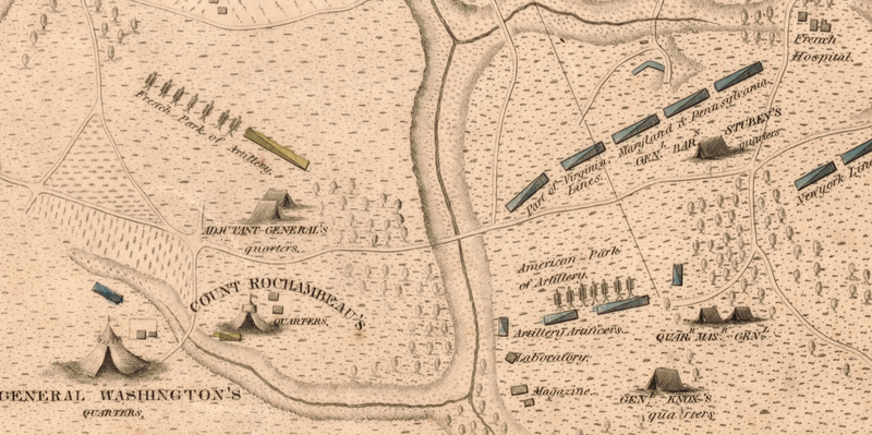Battle Archives Map Yorktown, Virginia (1781) #4
