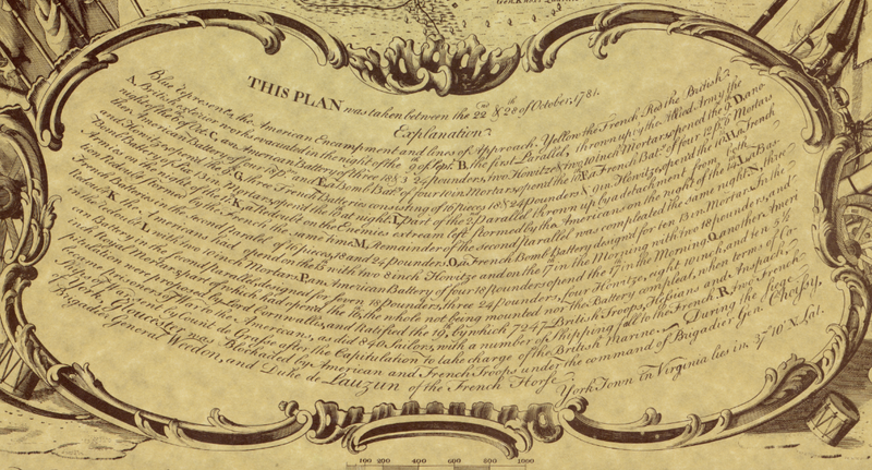 Battle Archives Map Yorktown, Virginia (1781) #5