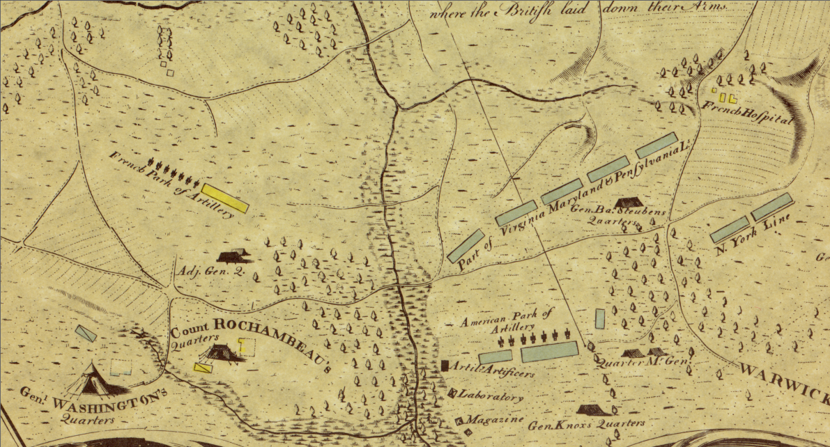 Battle Archives Map Yorktown, Virginia (1781) #5