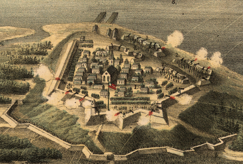 Battle Archives Map Yorktown, Virginia (1862) #2