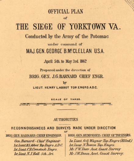 Battle Archives Map Yorktown, Virginia (1862) #3
